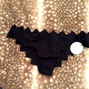 Black Marysia bikini bottom with zigzag with tags